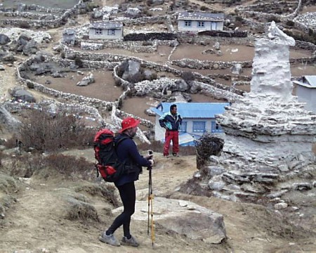 Príchod do Namche Bazar
